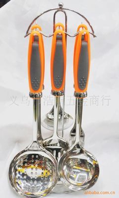 橡塑柄铲,双色柄汤勺,漏勺,肉叉,粉捞,饭勺,七件套 - 橡塑柄铲,双色柄汤勺,漏勺,肉叉,粉捞,饭勺,七件套厂家 - 橡塑柄铲,双色柄汤勺,漏勺,肉叉,粉捞,饭勺,七件套价格 - 义乌市浩航五金商行 - 
